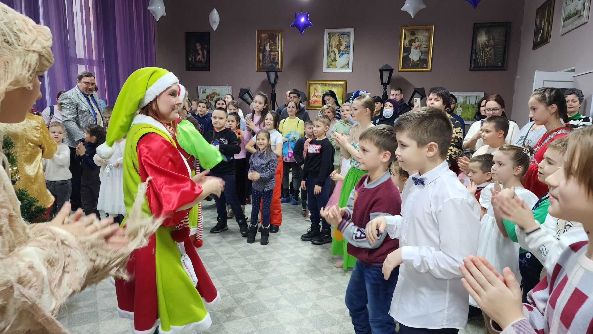 новый год, новогодний спектакль, елка главы, дети, Лосино-Петровский,