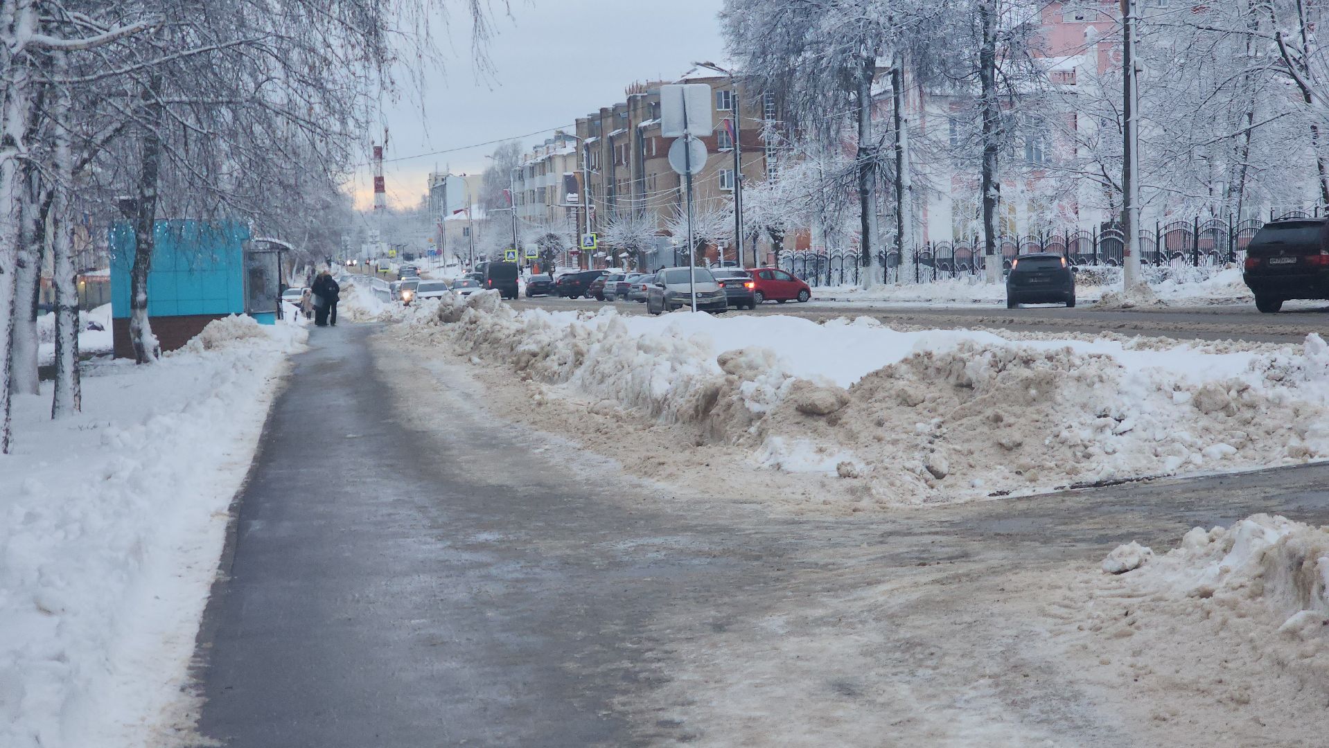 Павловский Посад, Городской округ Павловский Посад,уборка, снег, дороги, коммунальная техника,