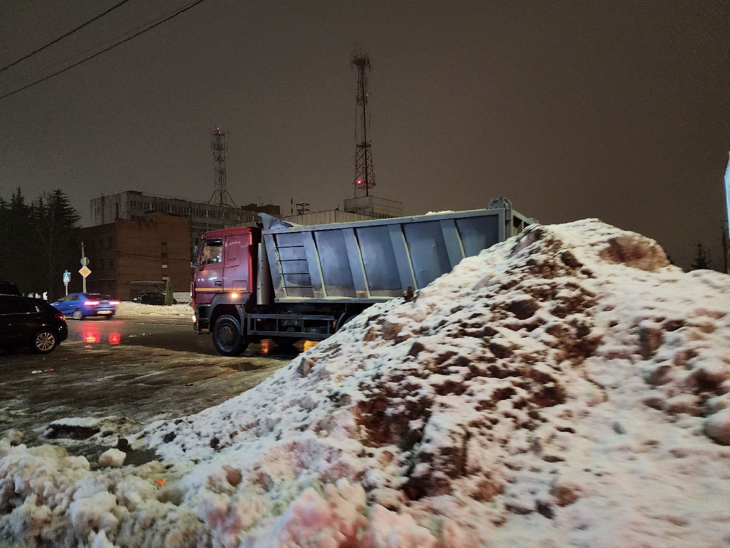 Павловский Посад, Городской округ Павловский Посад,уборка, снег, дороги, коммунальная техника,