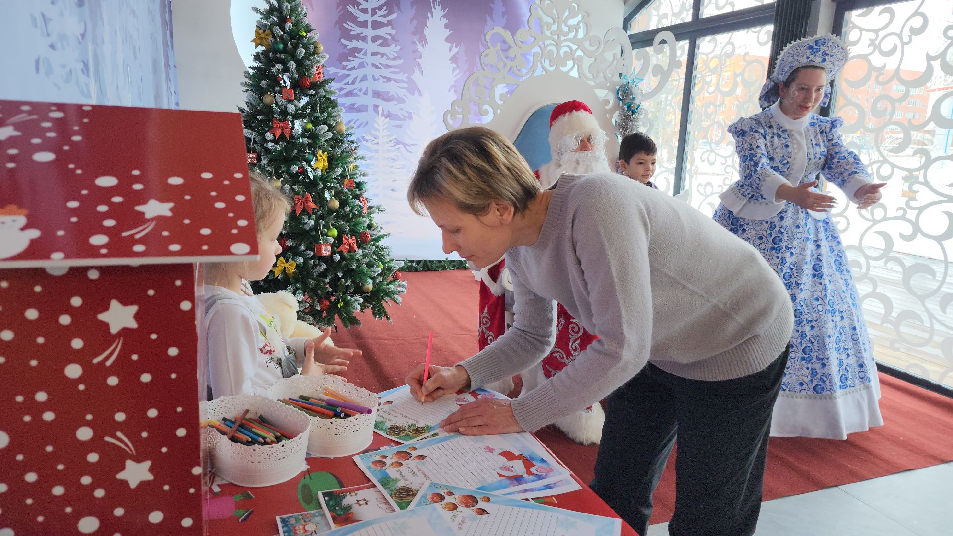 резиденция деда мороза, фрязино, лесопарк, зима в подмосковье,