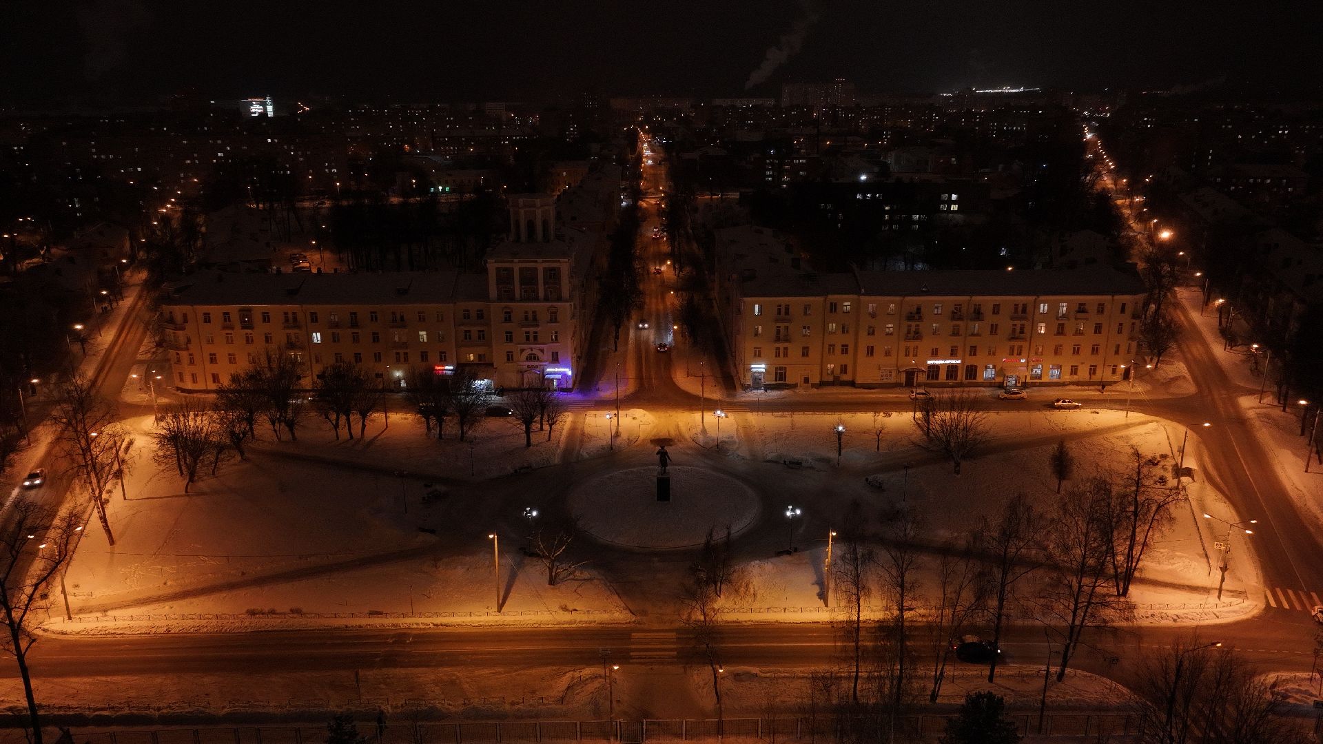 видео с коптера,