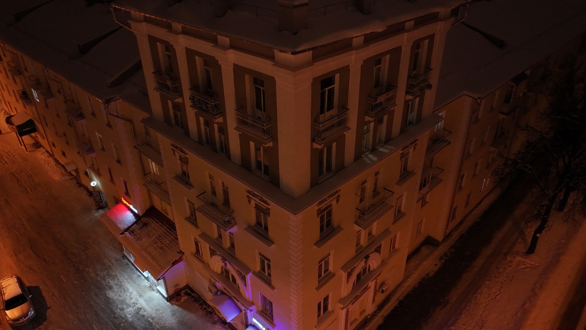 видео с коптера,