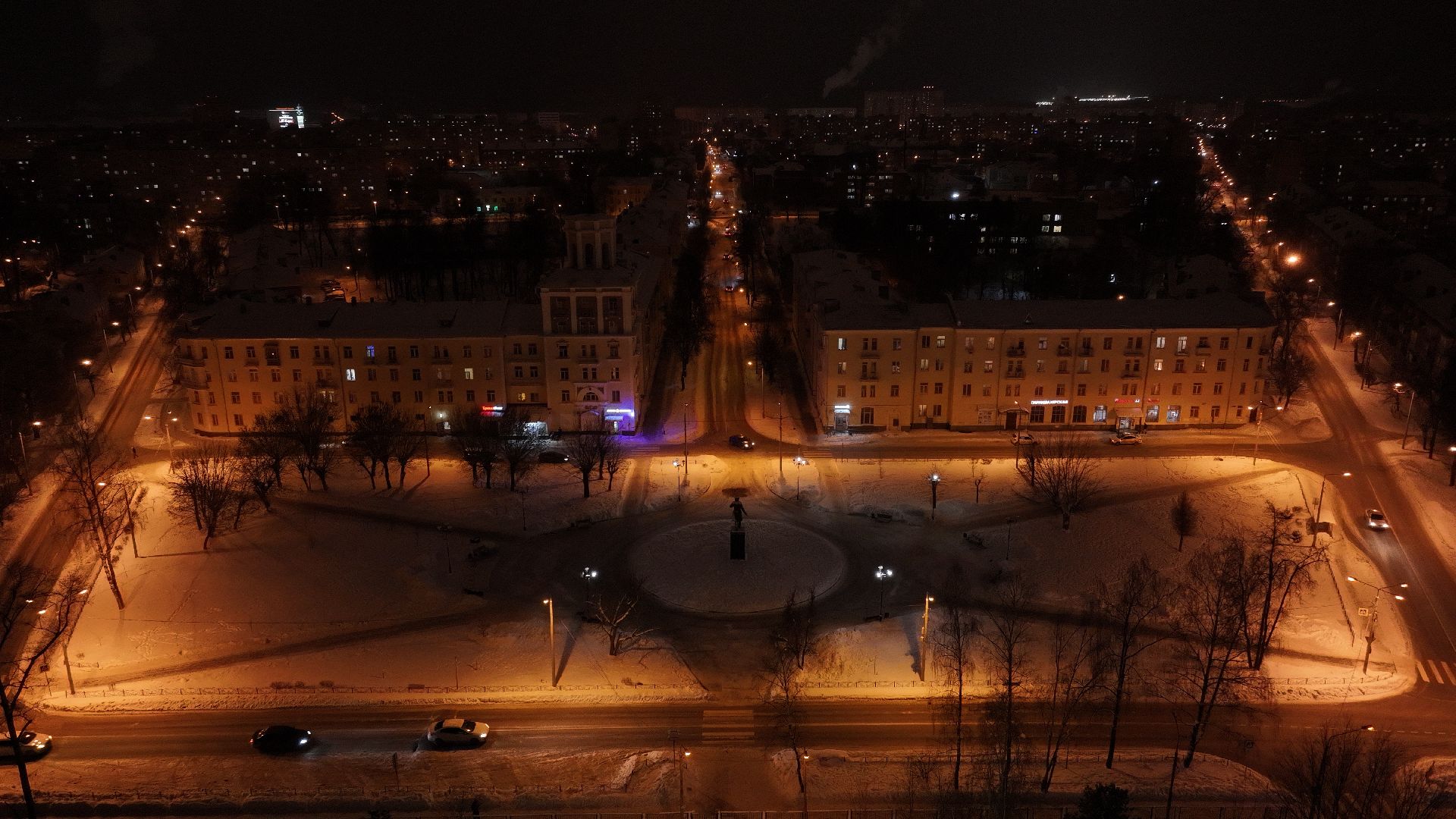 видео с коптера,