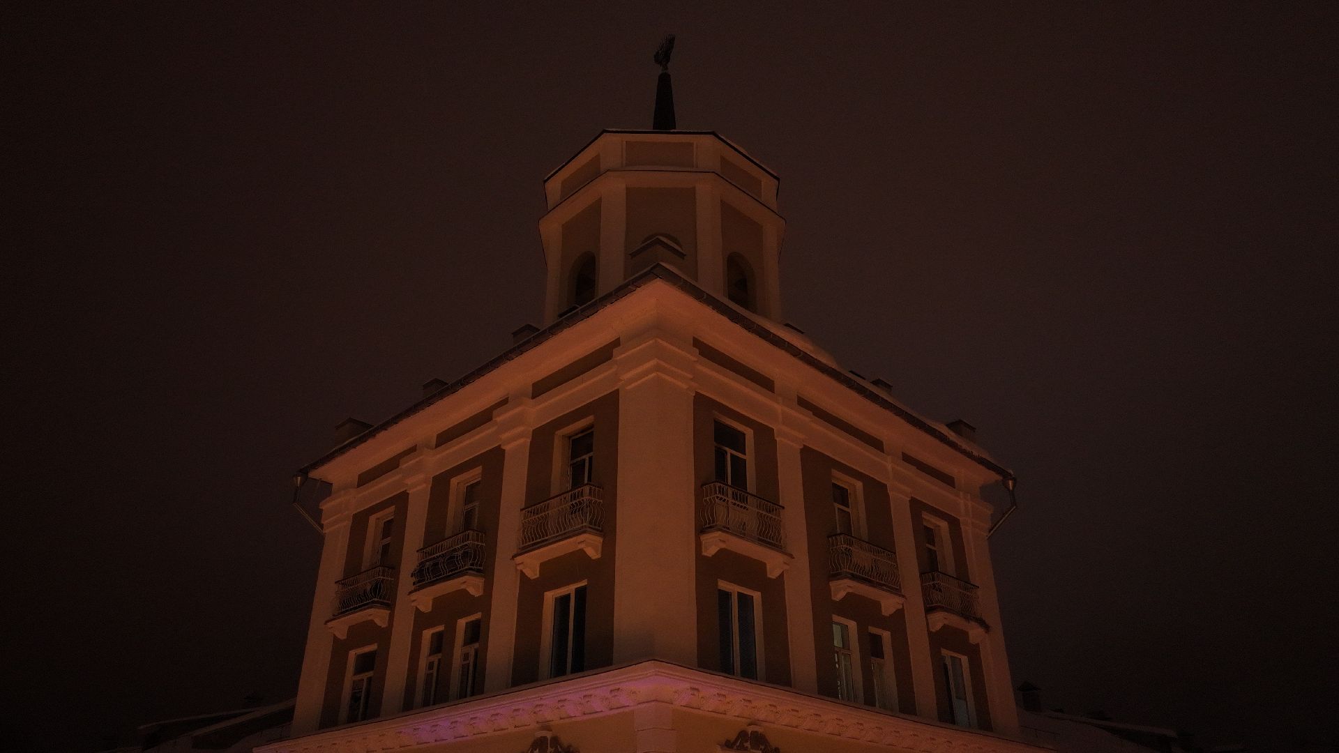 видео с коптера,