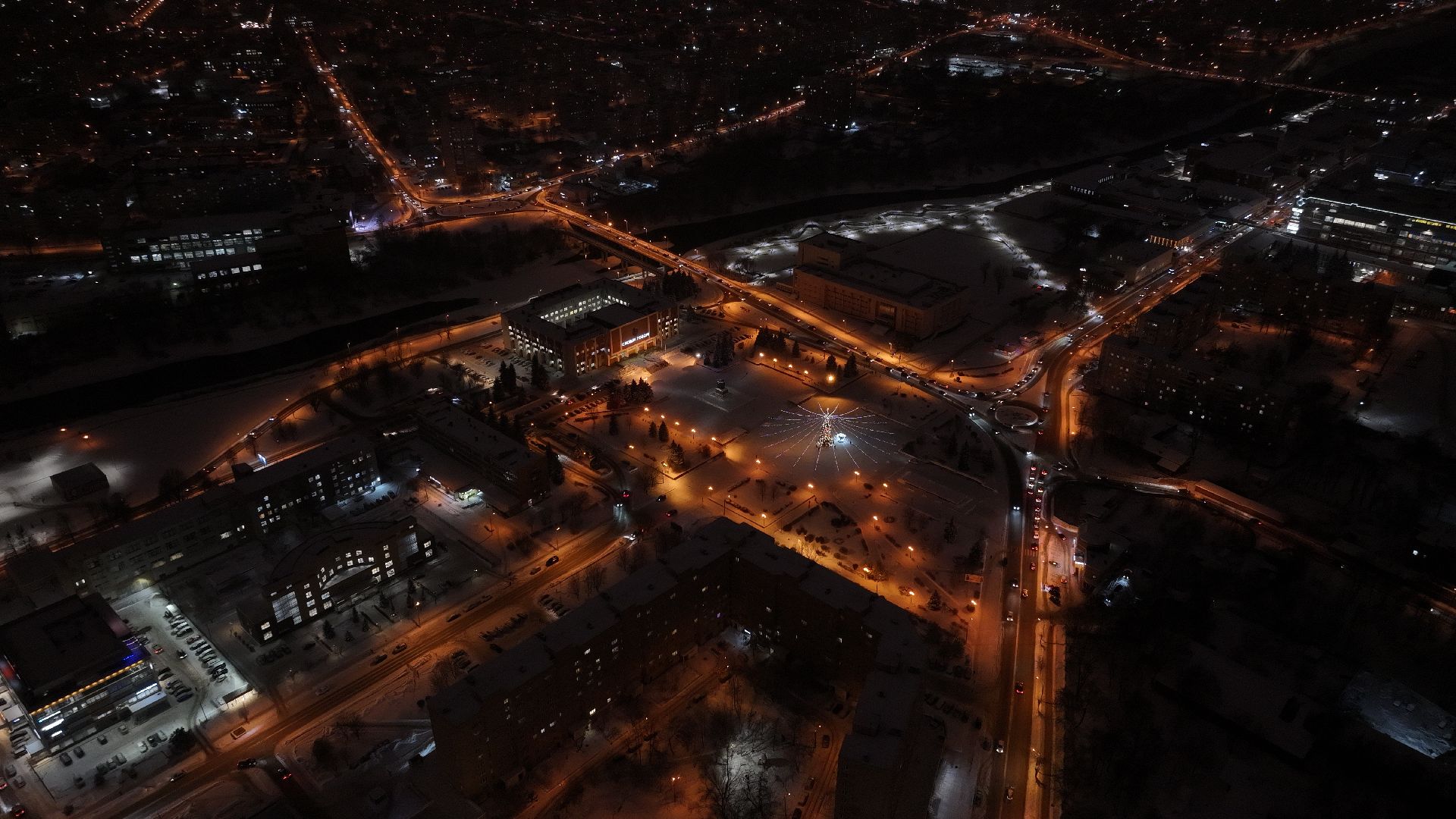 видео с коптера,