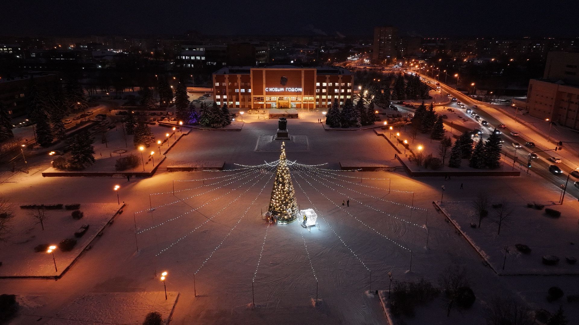 видео с коптера,