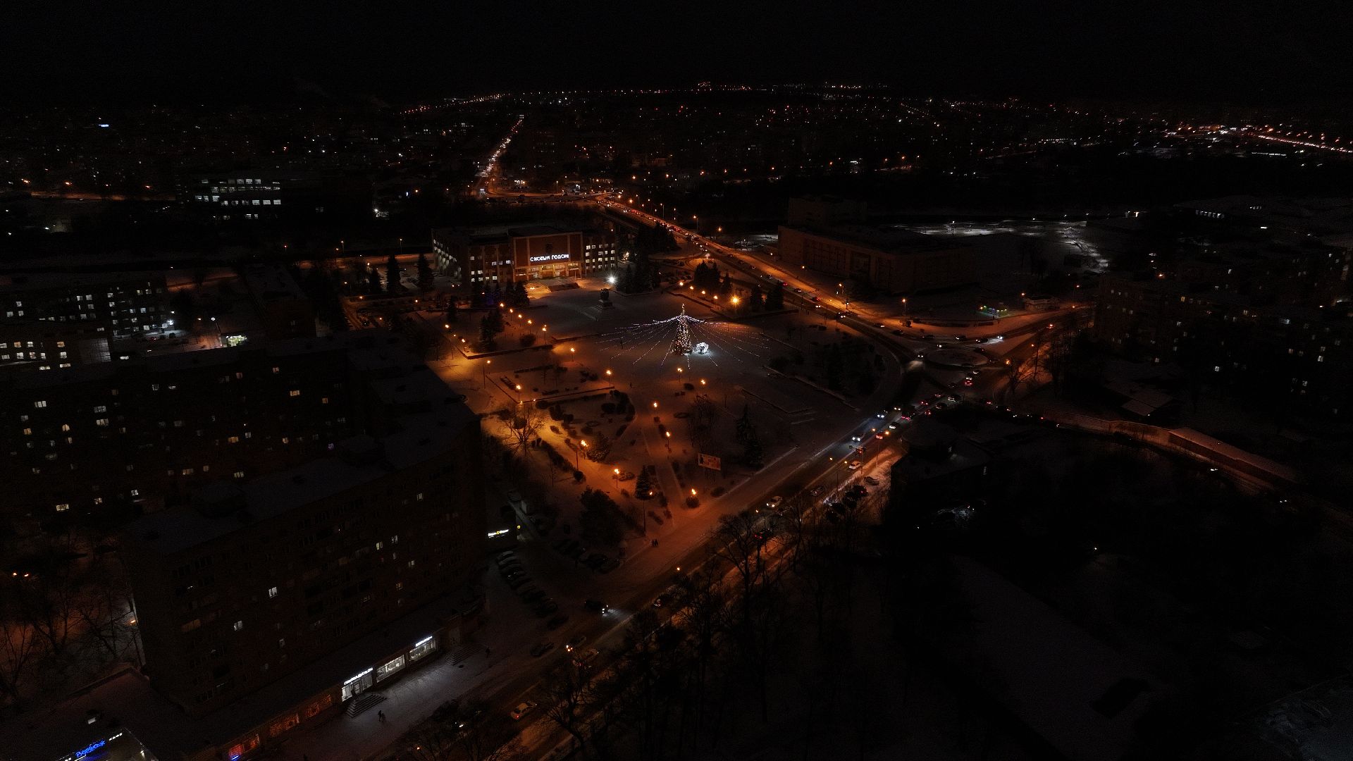 видео с коптера,