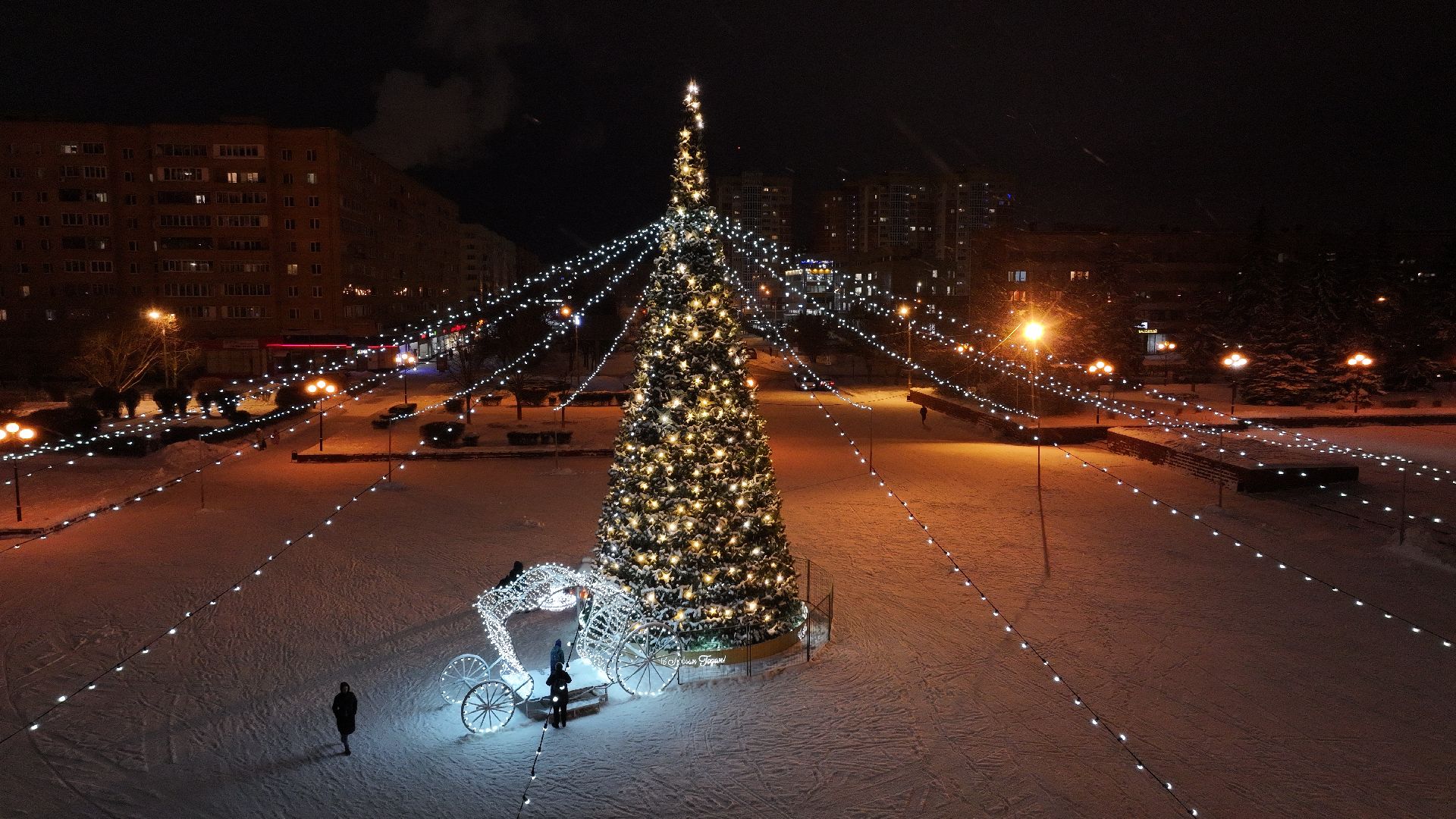 видео с коптера,
