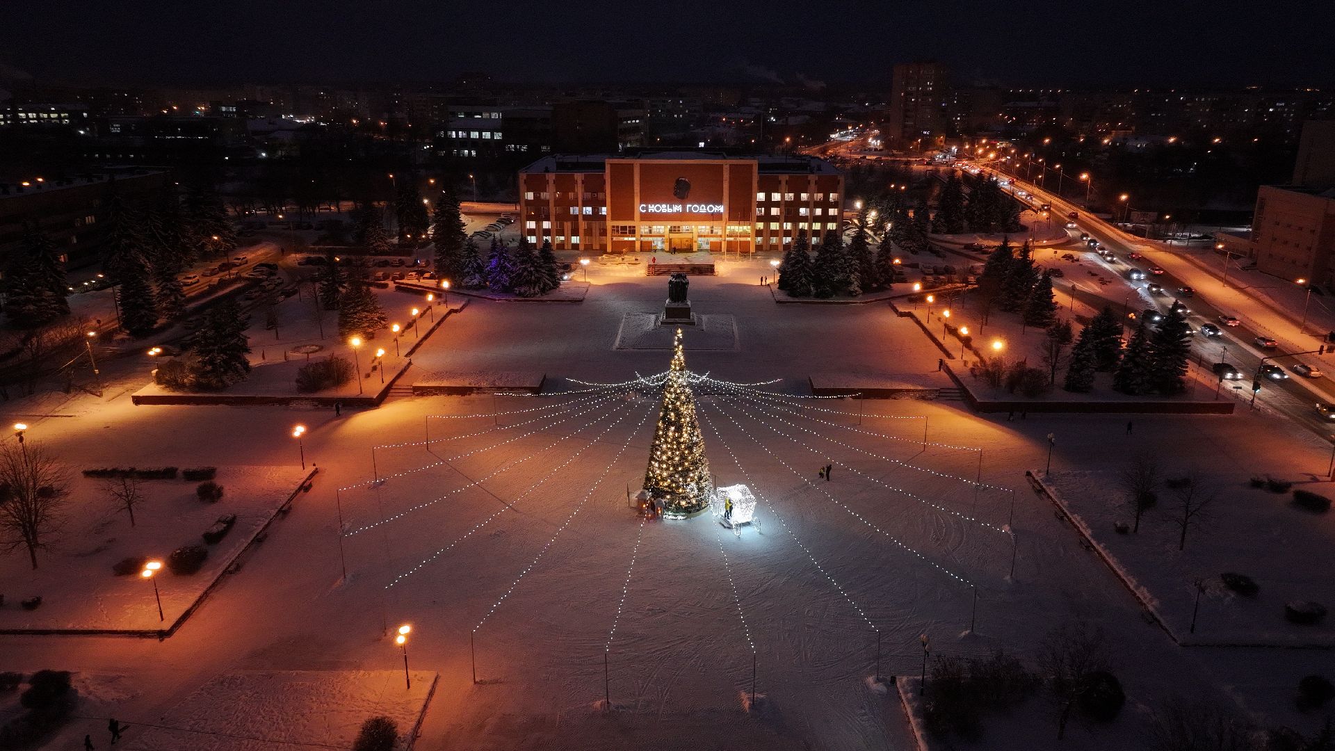 видео с коптера,