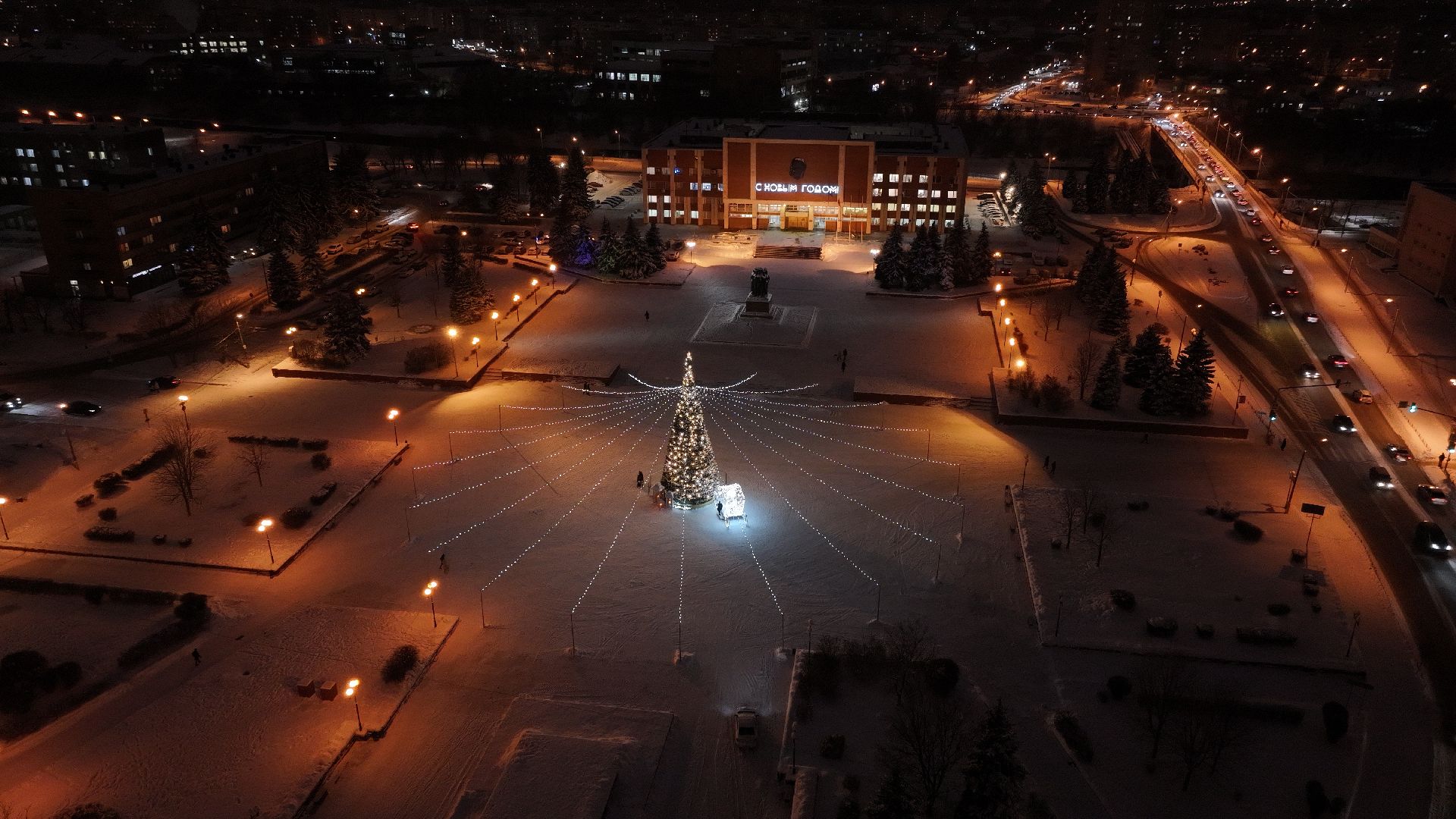 видео с коптера,