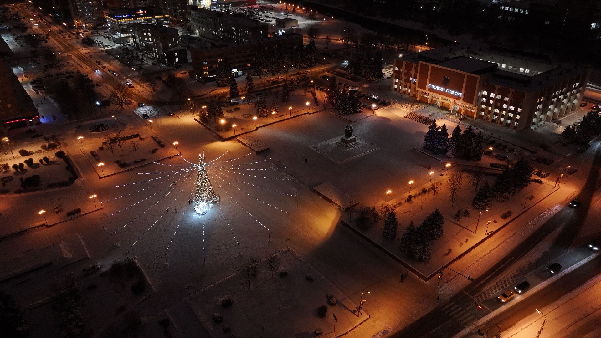 видео с коптера,