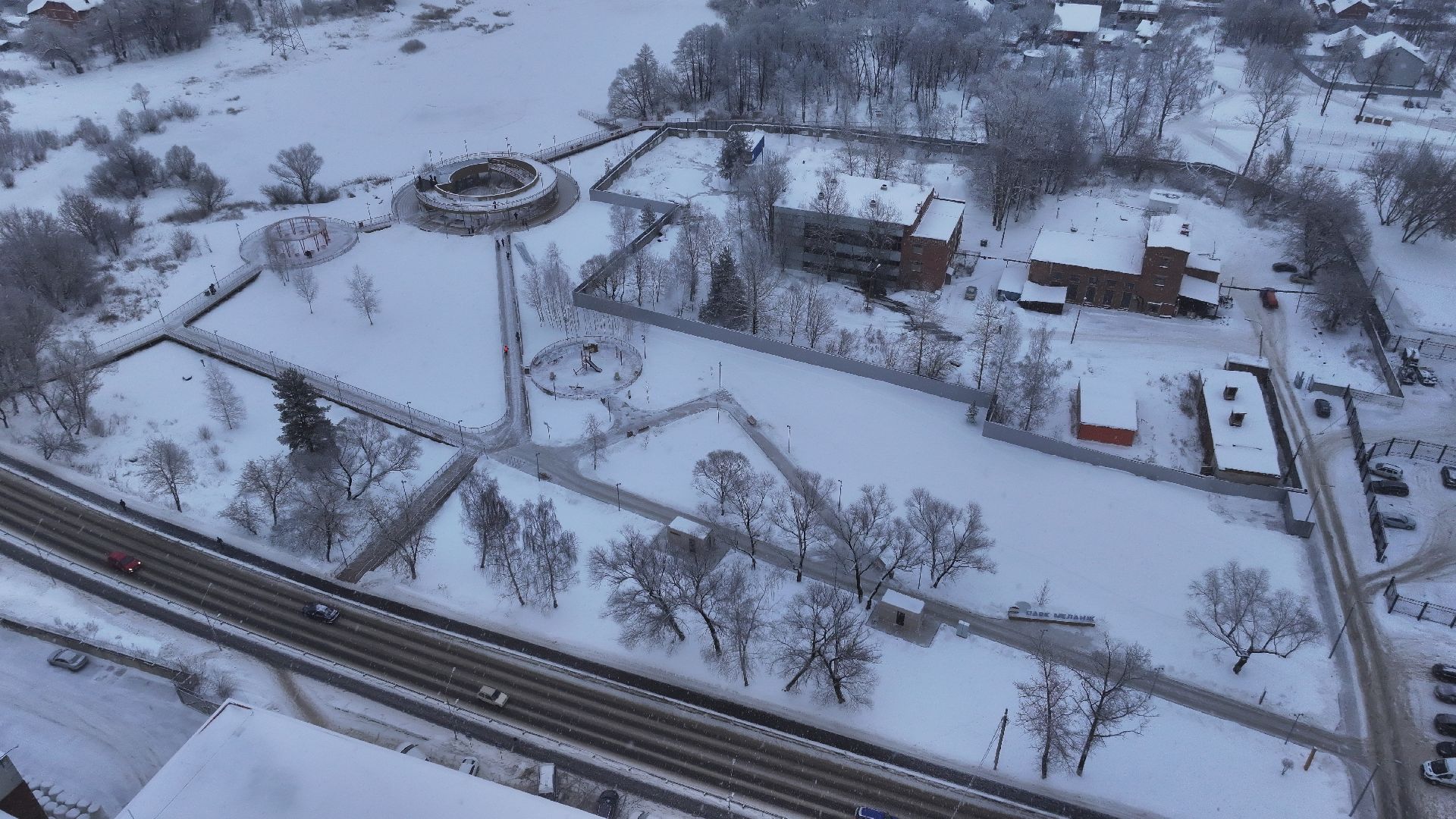 видео с коптера,