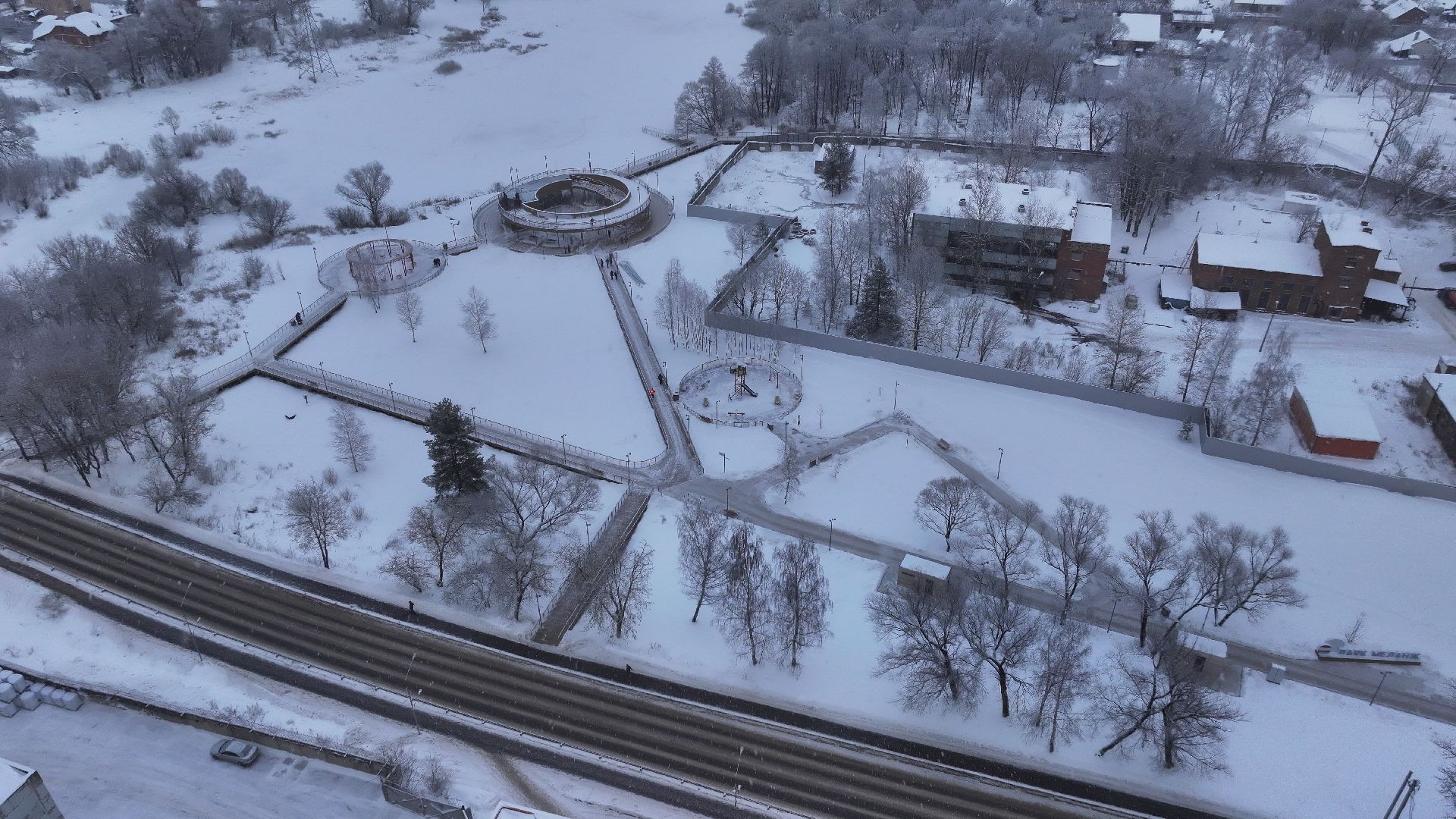 видео с коптера,