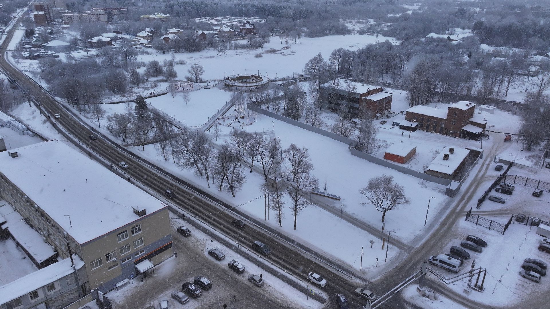 видео с коптера,