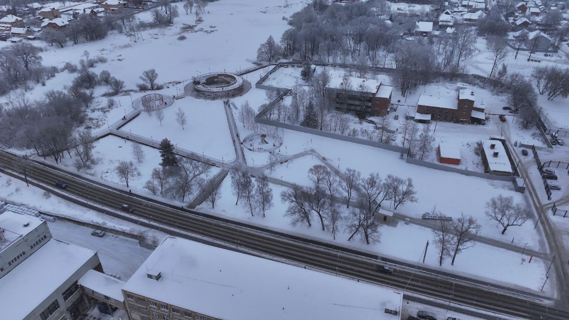 видео с коптера,