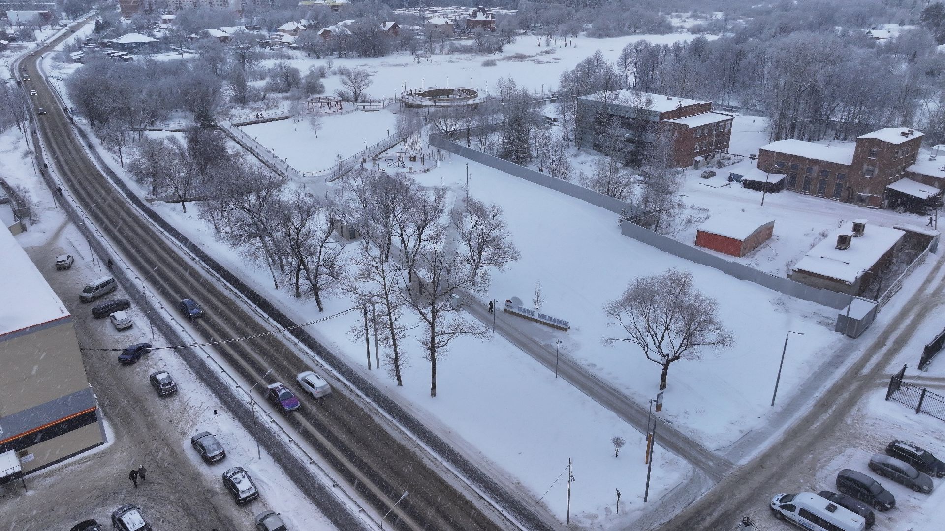 видео с коптера,