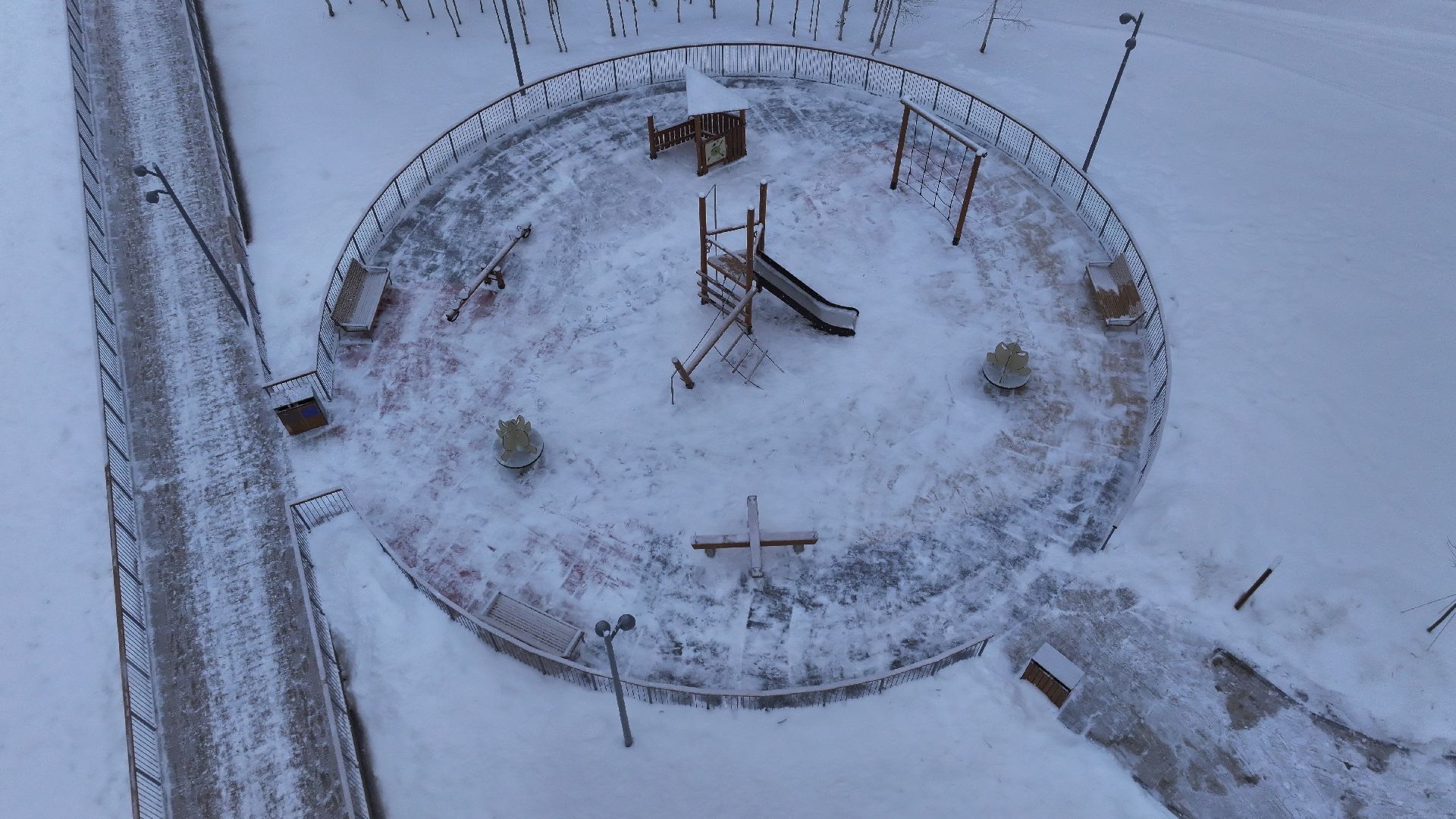 видео с коптера,