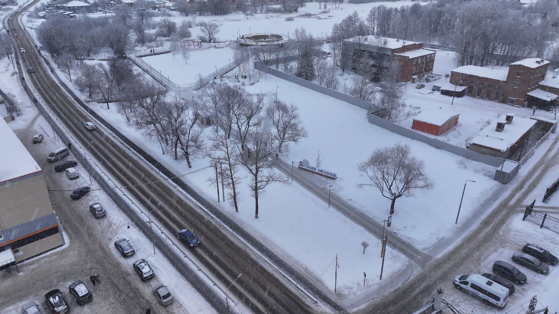 видео с коптера,