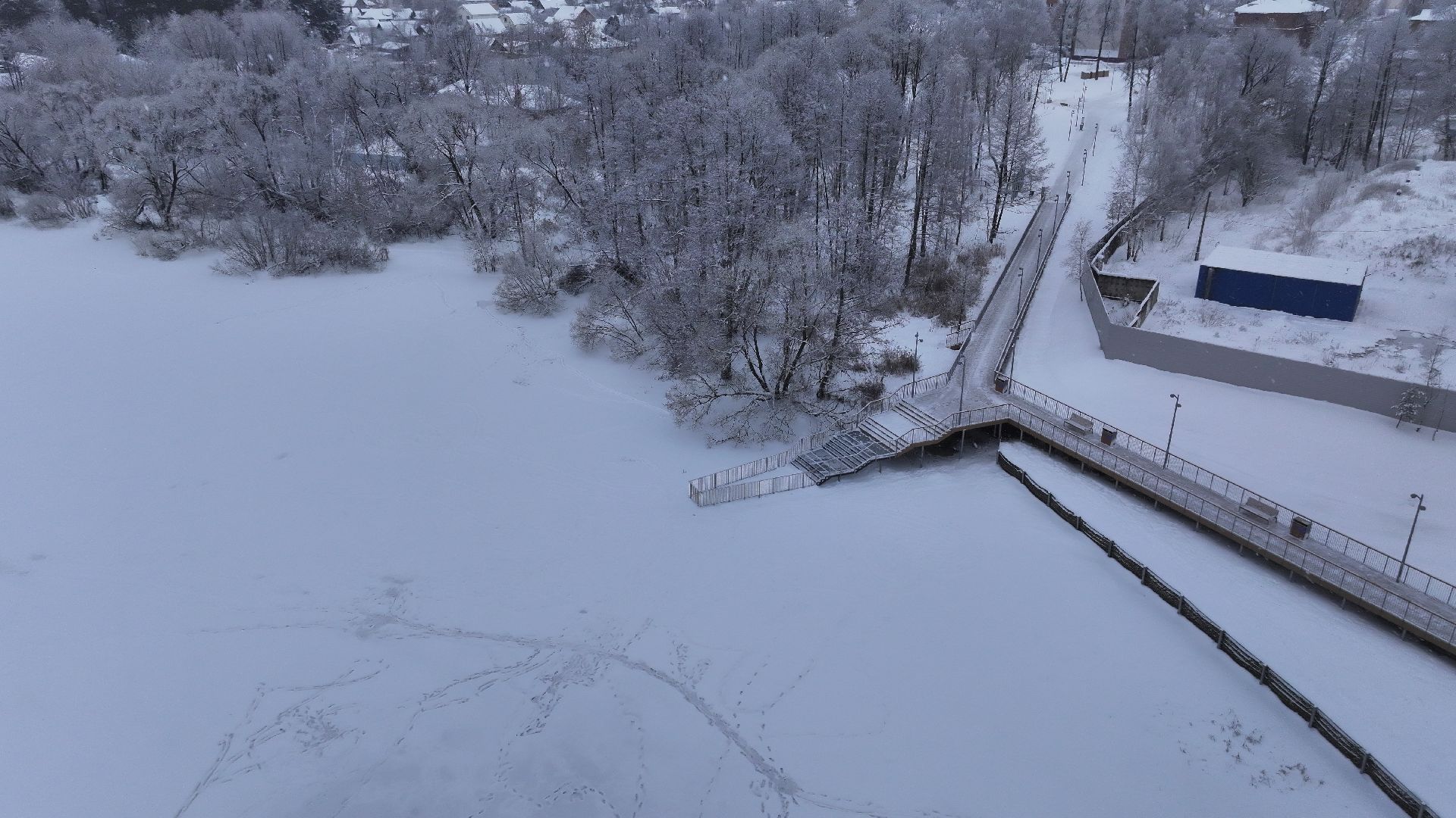 видео с коптера,