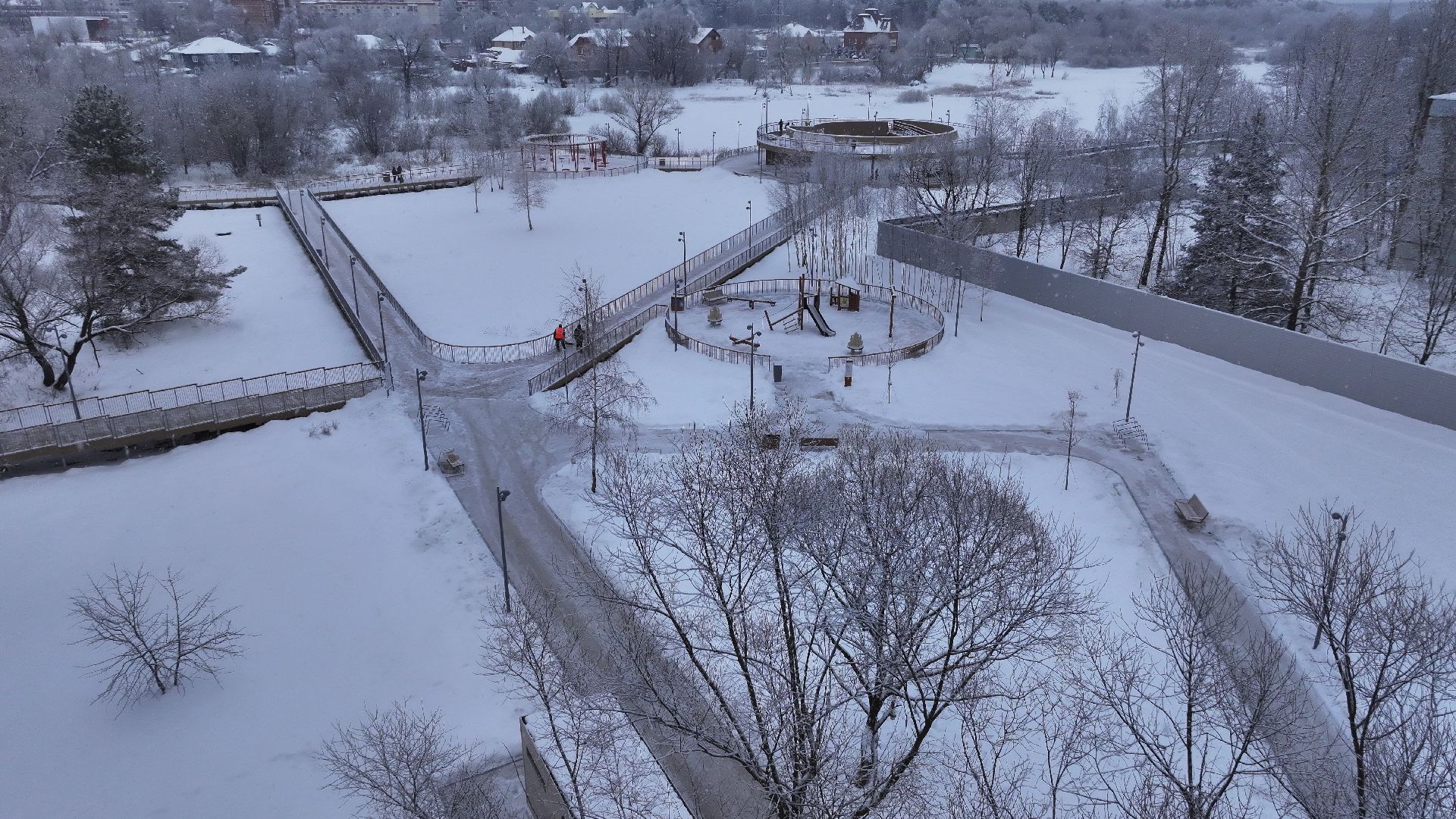 видео с коптера,