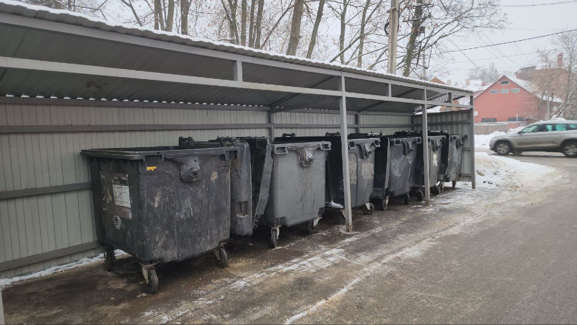 мытищи, Дружба, Клары Цеткин, Контейнерная площадка, ЖКХ, ЖКХ Подмосковье,