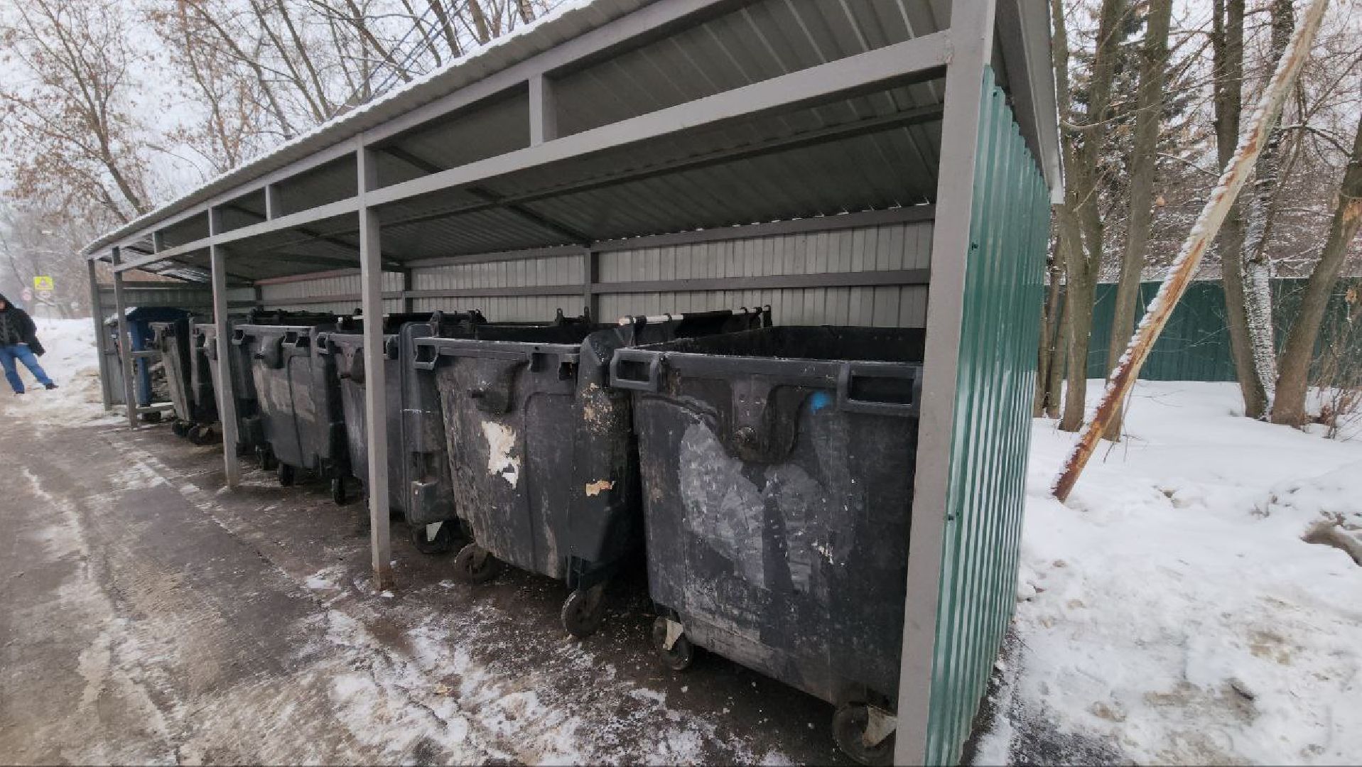 мытищи, Дружба, Клары Цеткин, Контейнерная площадка, ЖКХ, ЖКХ Подмосковье,