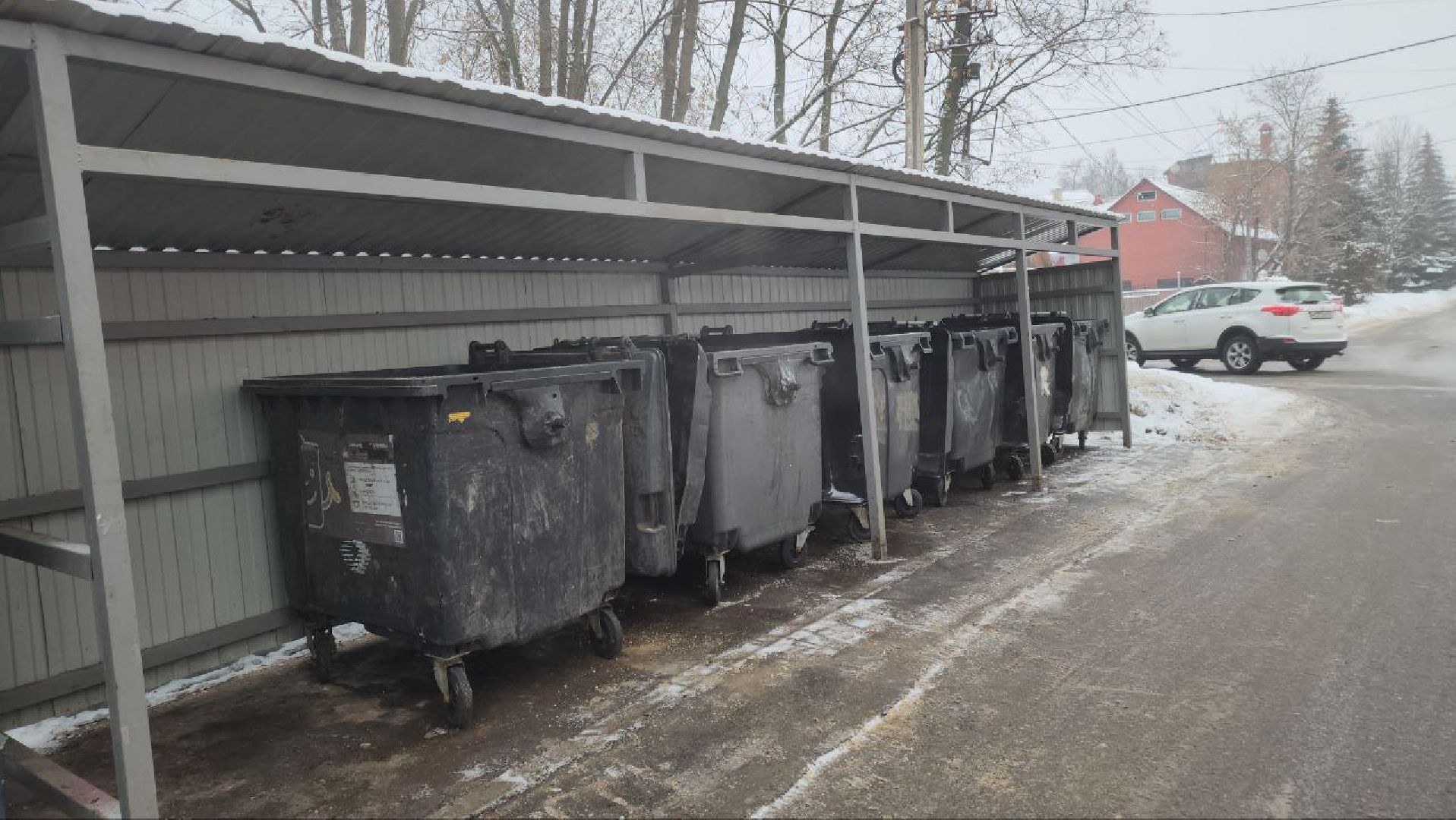 мытищи, Дружба, Клары Цеткин, Контейнерная площадка, ЖКХ, ЖКХ Подмосковье,