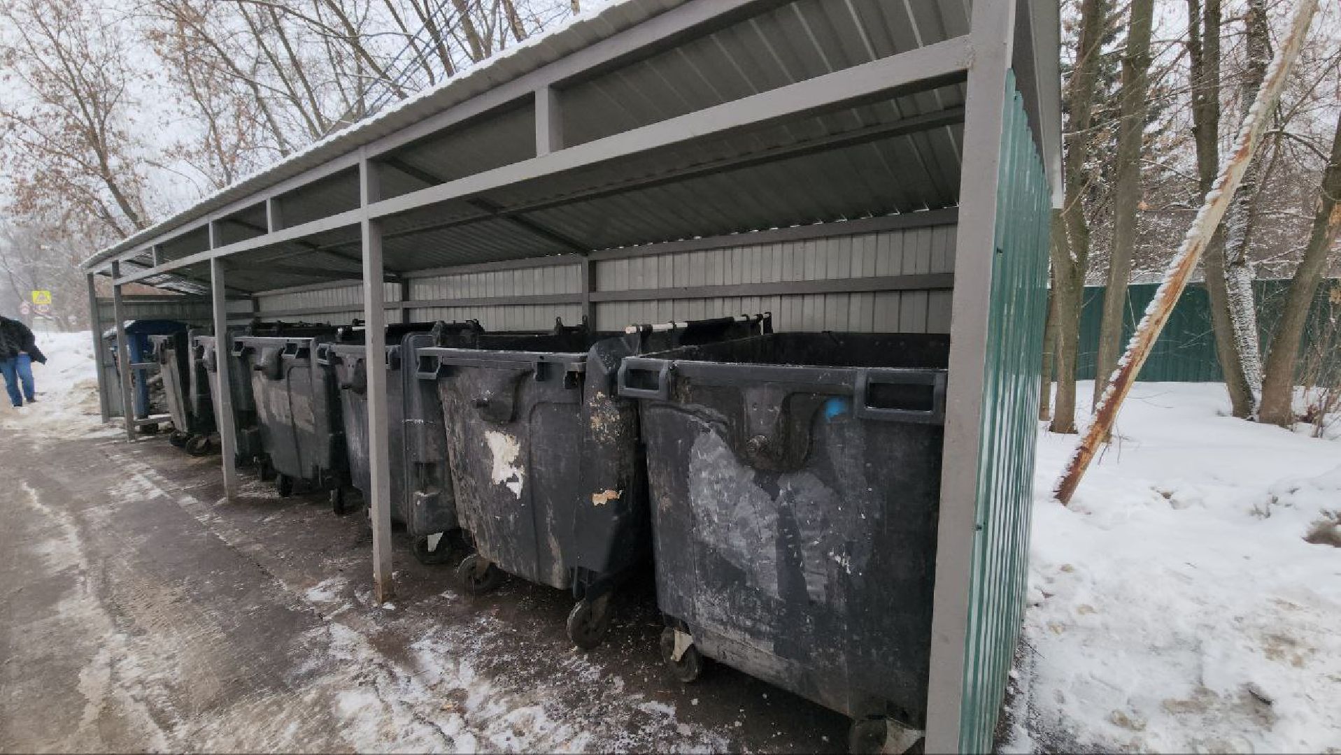 мытищи, Дружба, Клары Цеткин, Контейнерная площадка, ЖКХ, ЖКХ Подмосковье,