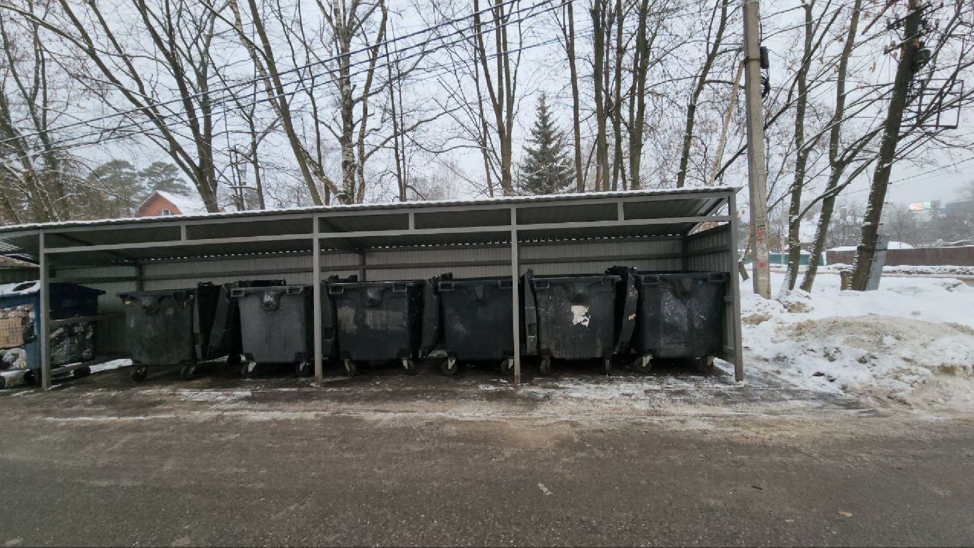 мытищи, Дружба, Клары Цеткин, Контейнерная площадка, ЖКХ, ЖКХ Подмосковье,