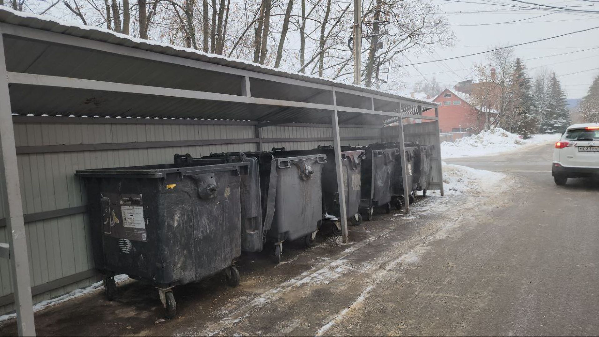 мытищи, Дружба, Клары Цеткин, Контейнерная площадка, ЖКХ, ЖКХ Подмосковье,