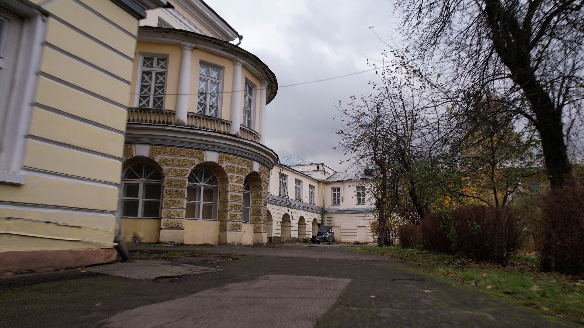 видео с коптера, балашиха, усадьба, культура,