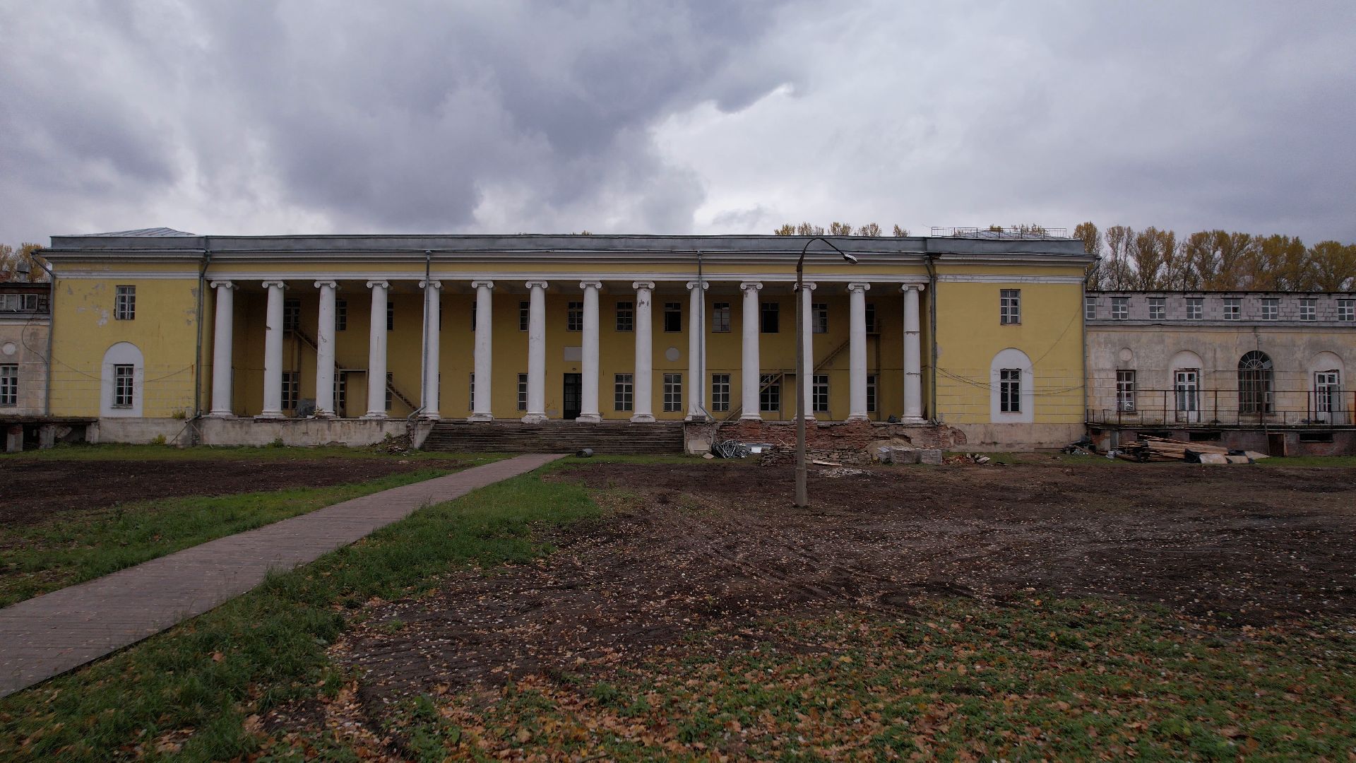 видео с коптера, балашиха, усадьба, культура,