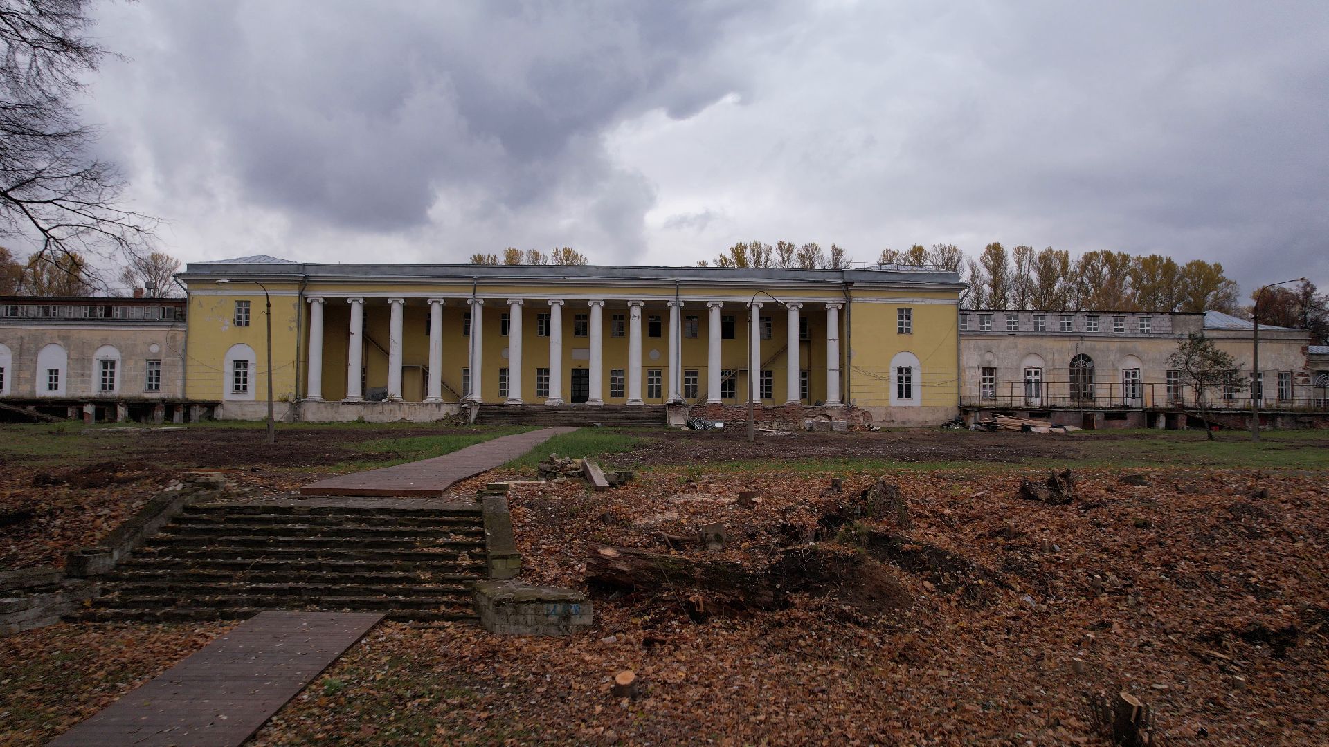 видео с коптера, балашиха, усадьба, культура,