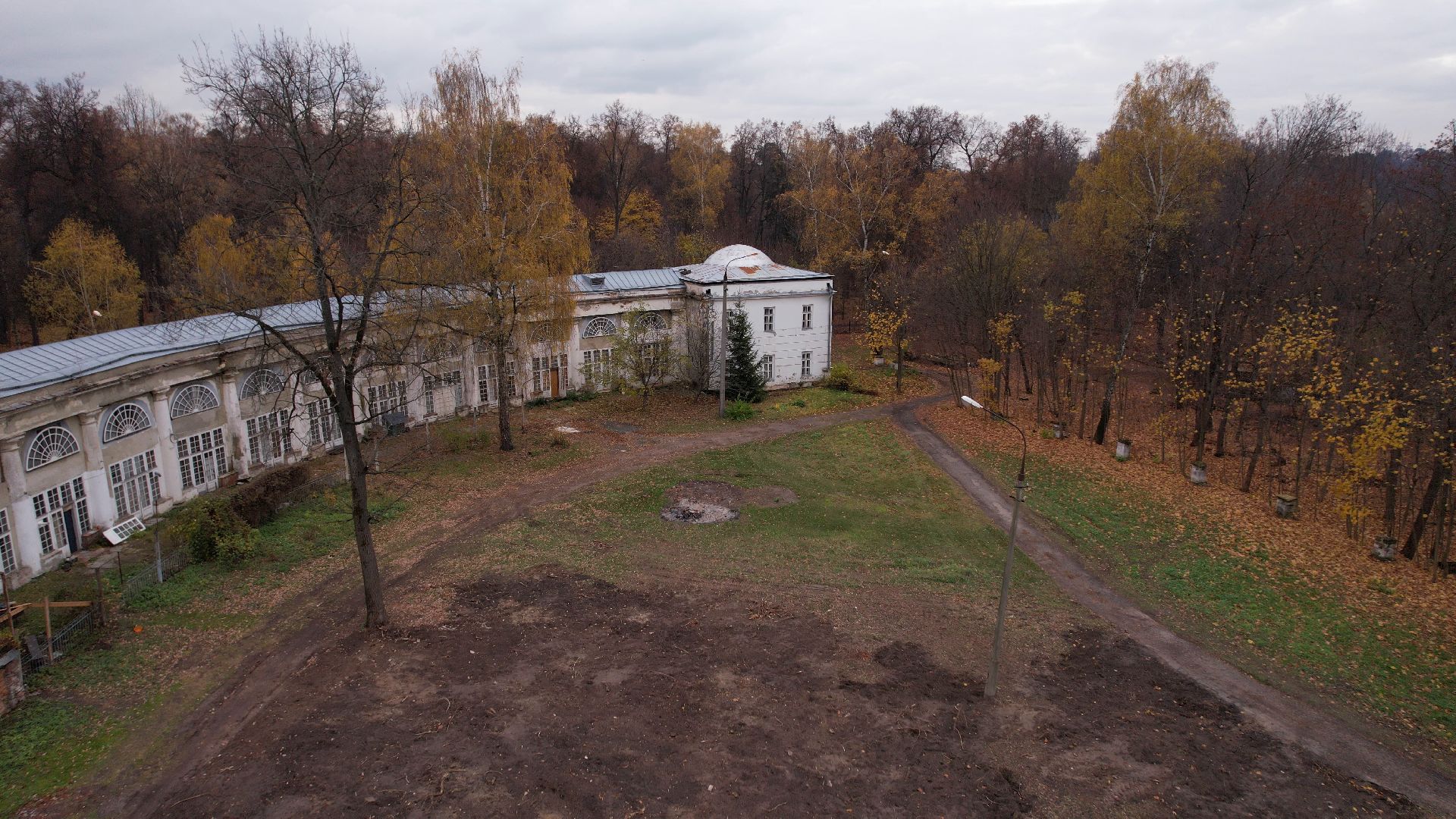 видео с коптера, балашиха, усадьба, культура,