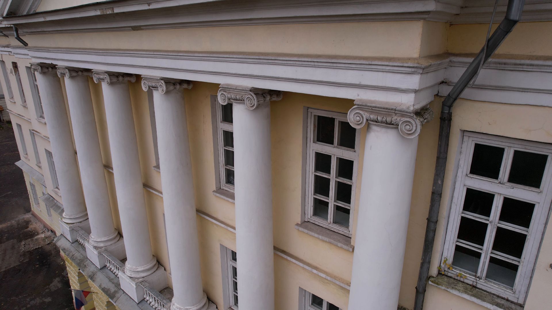 видео с коптера, балашиха, усадьба, культура,