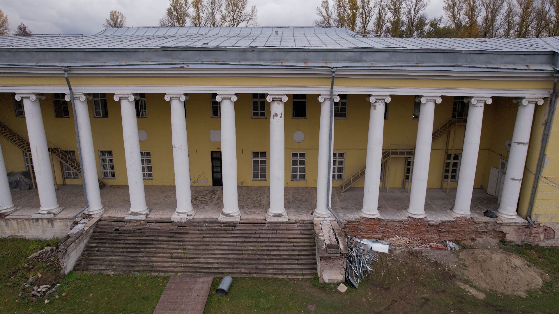 видео с коптера, балашиха, усадьба, культура,