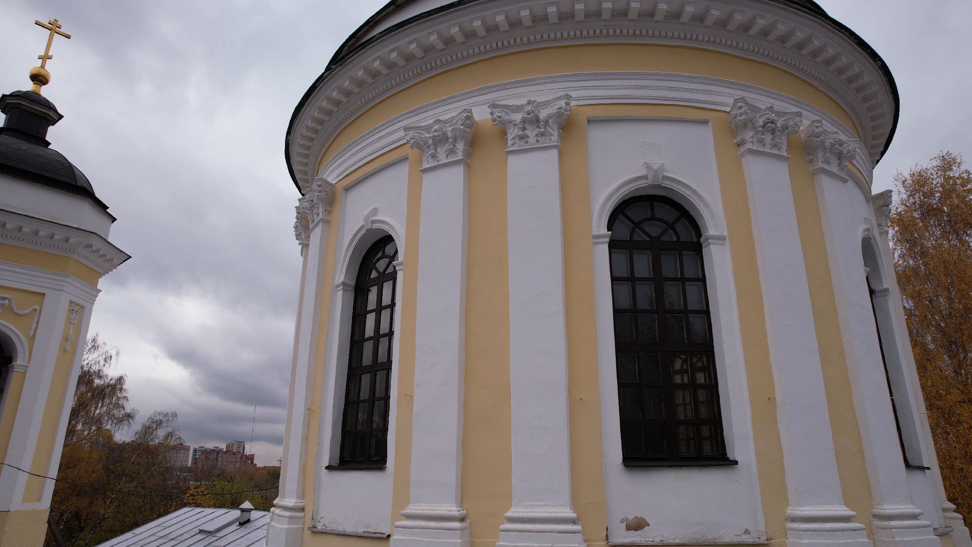 видео с коптера, балашиха, усадьба, культура,