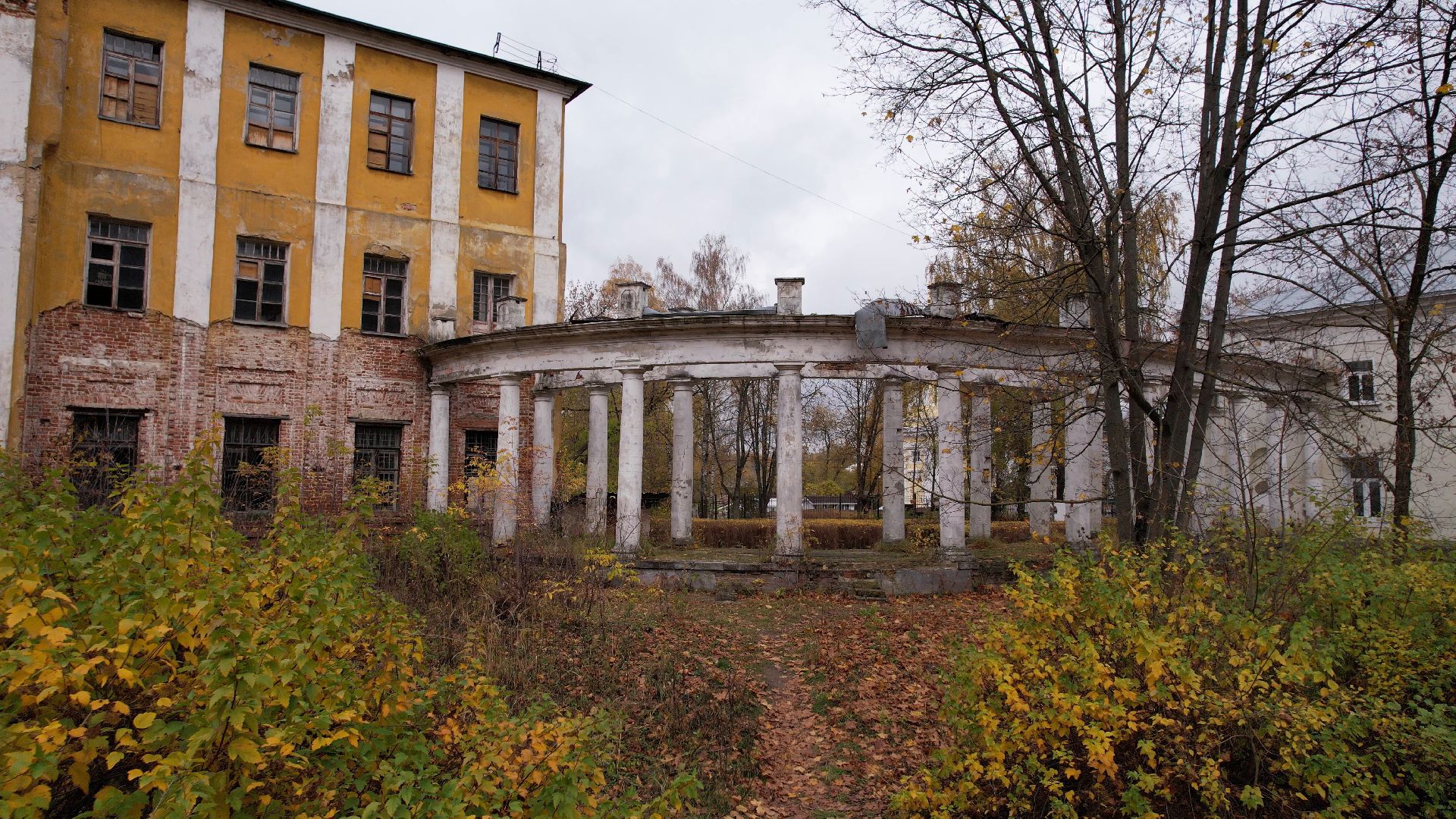 видео с коптера, балашиха, усадьба, культура,