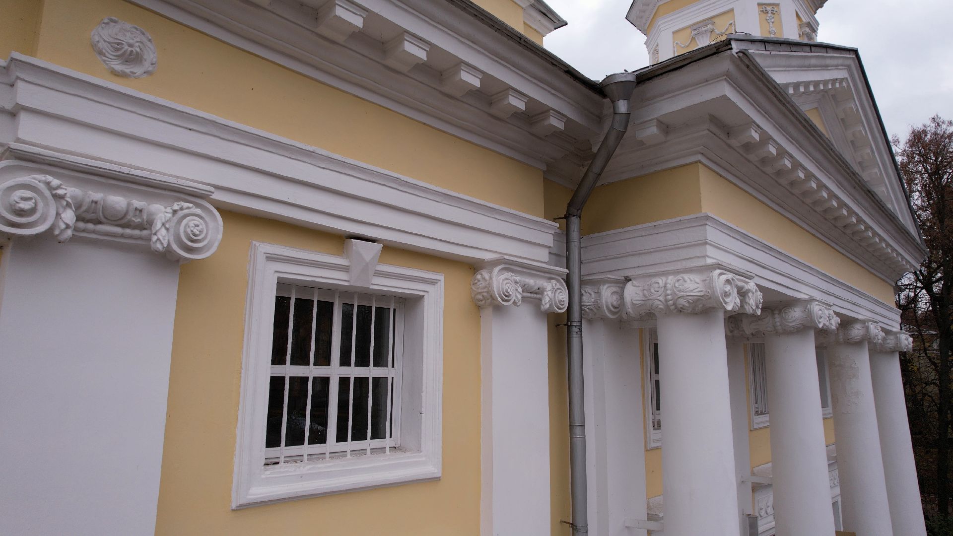 видео с коптера, балашиха, усадьба, культура,