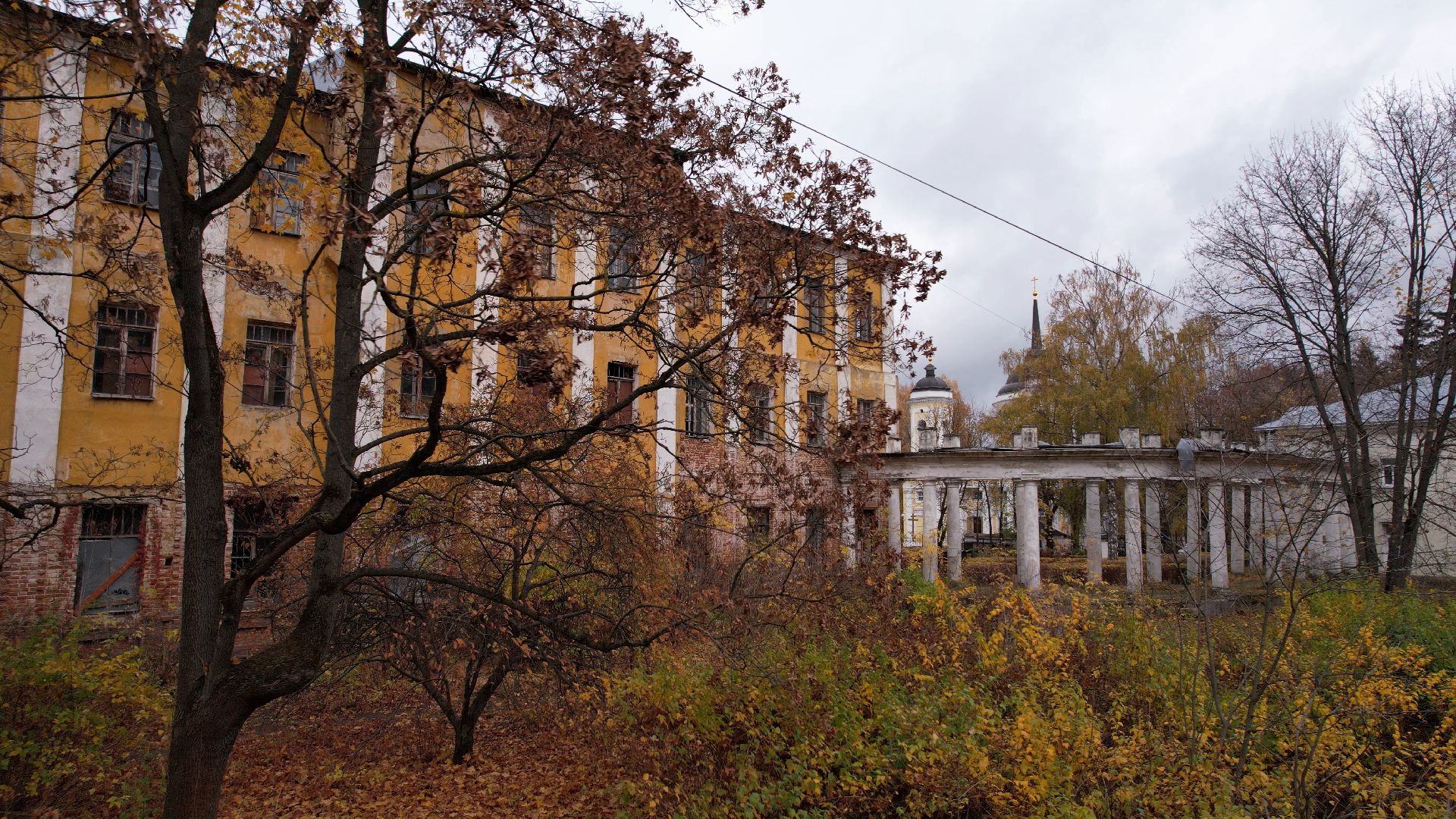 видео с коптера, балашиха, усадьба, культура,