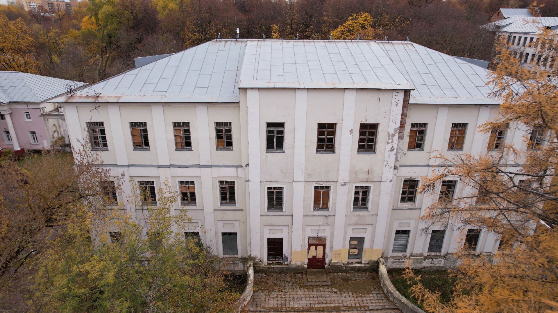 видео с коптера, балашиха, усадьба, культура,