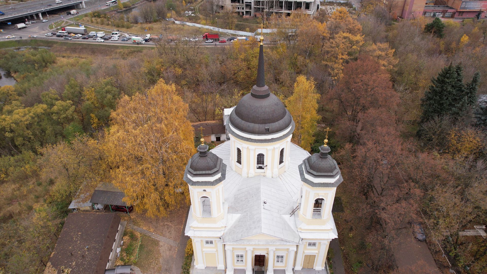 видео с коптера, балашиха, усадьба, культура,