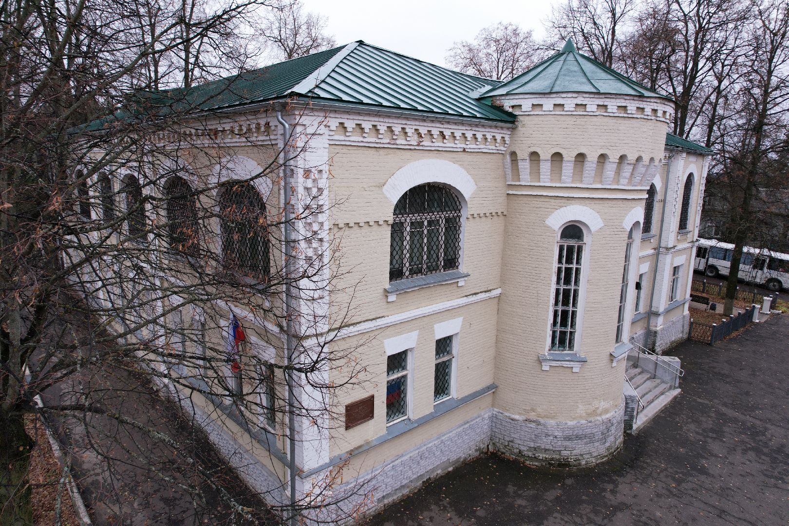 видео с коптера, кашира, музей, культура,