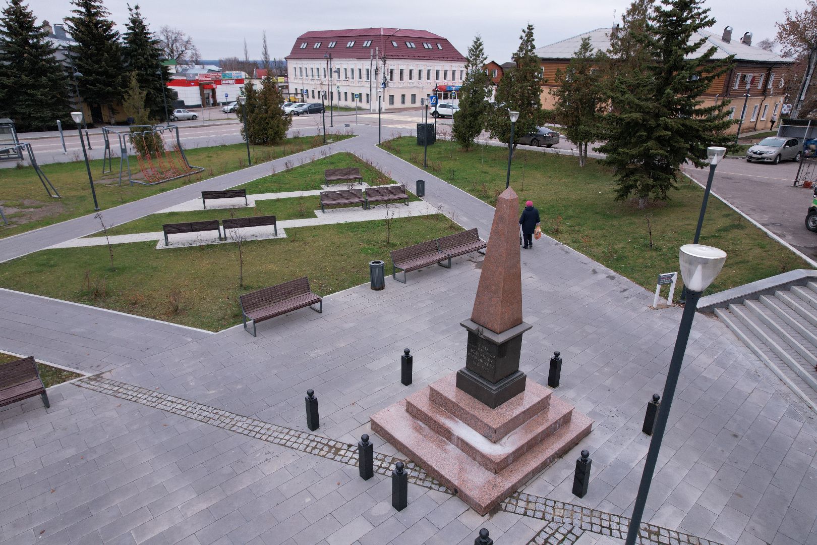 видео с коптера, благоустройство, кашира,