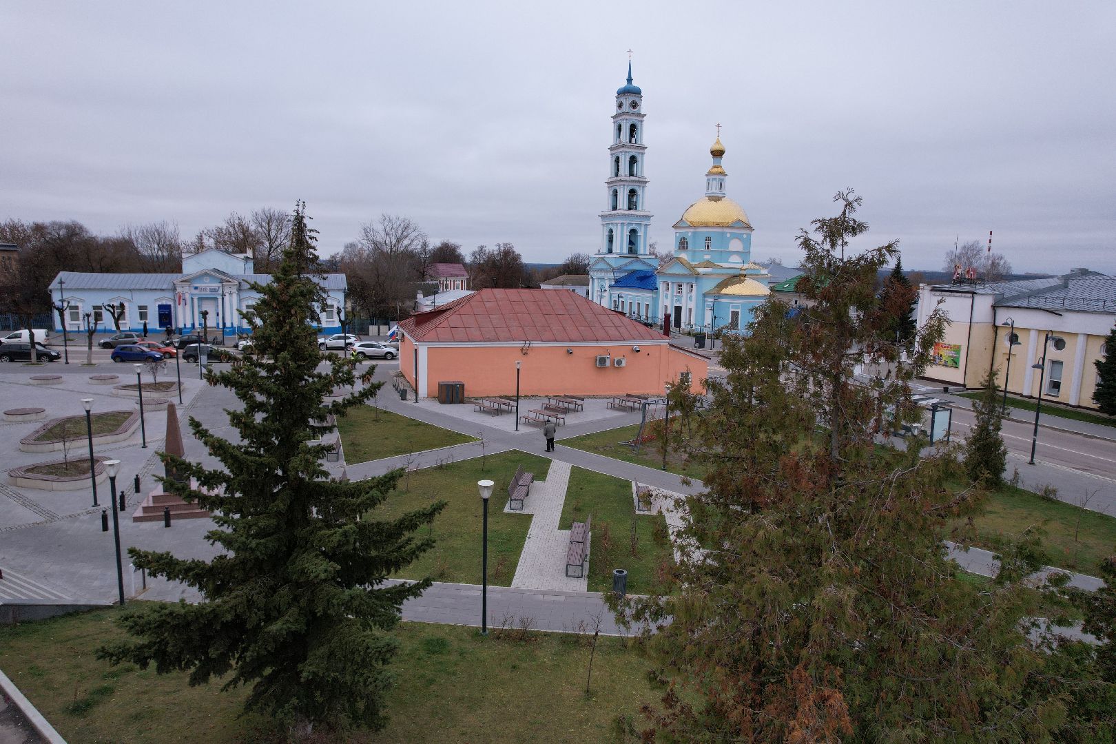 видео с коптера, благоустройство, кашира,