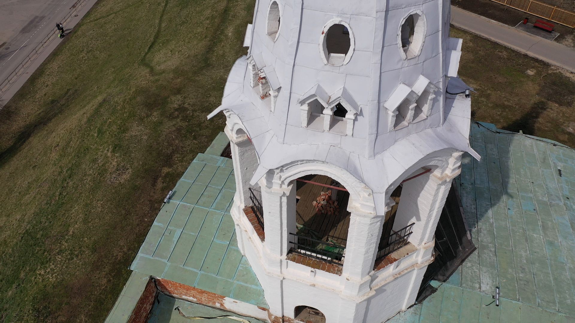 видео с коптера, серпухов, культура,