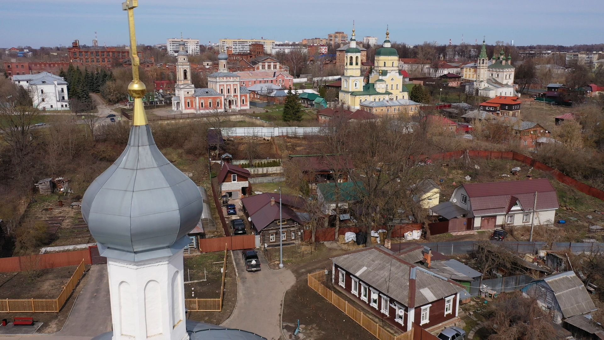 видео с коптера, серпухов, культура,
