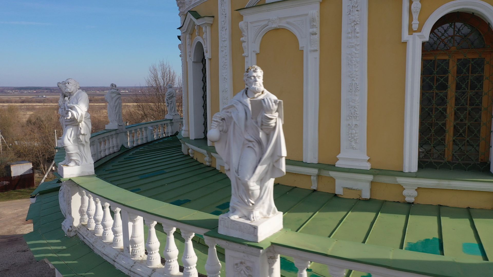 видео с коптера, серпухов, храм, культура,