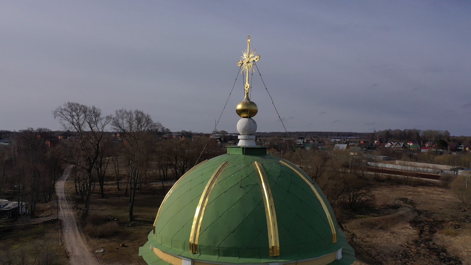 видео с коптера, серпухов, храм, культура,