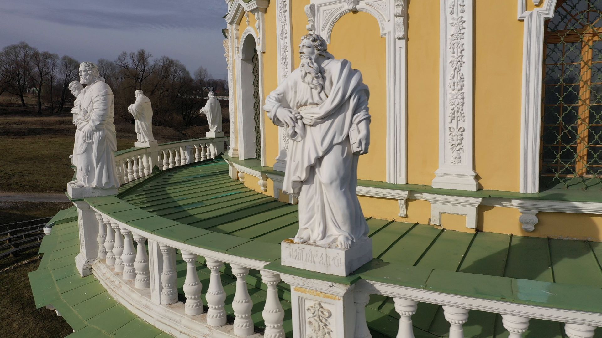 видео с коптера, серпухов, храм, культура,